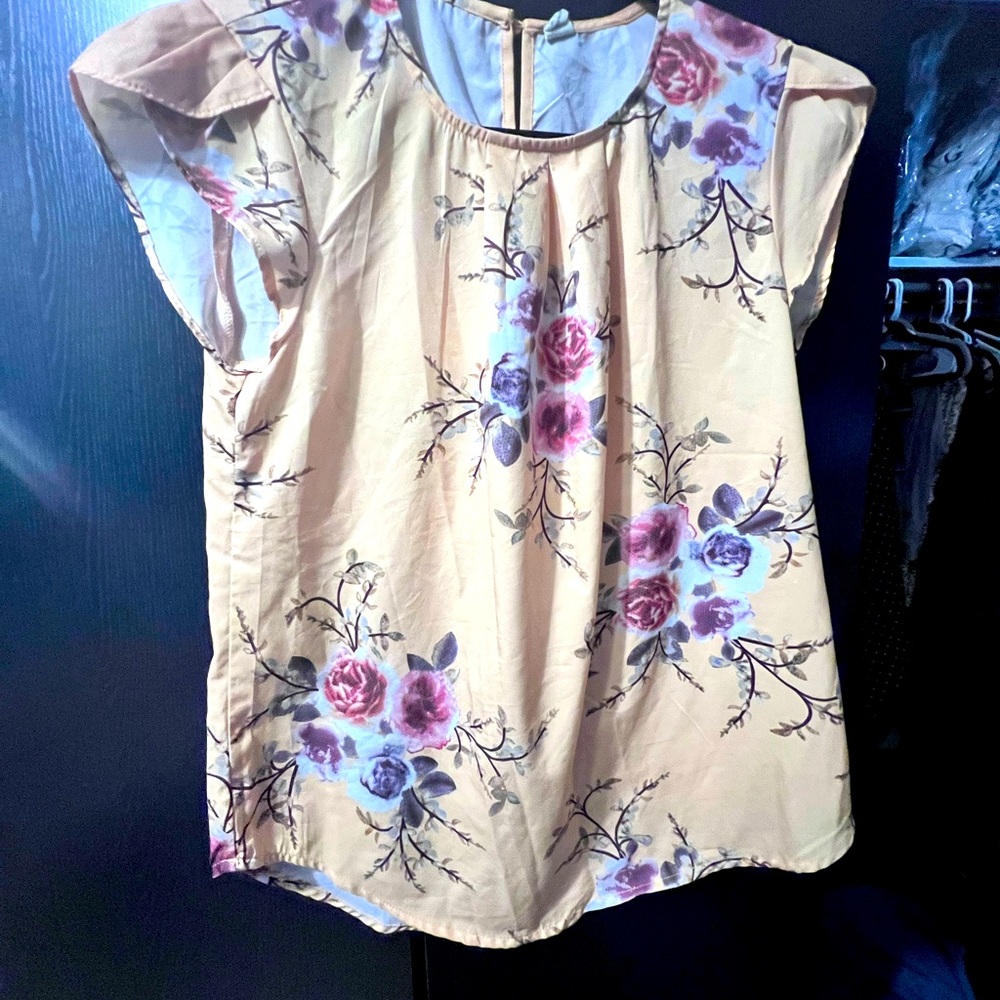 Floral Print Women's Top